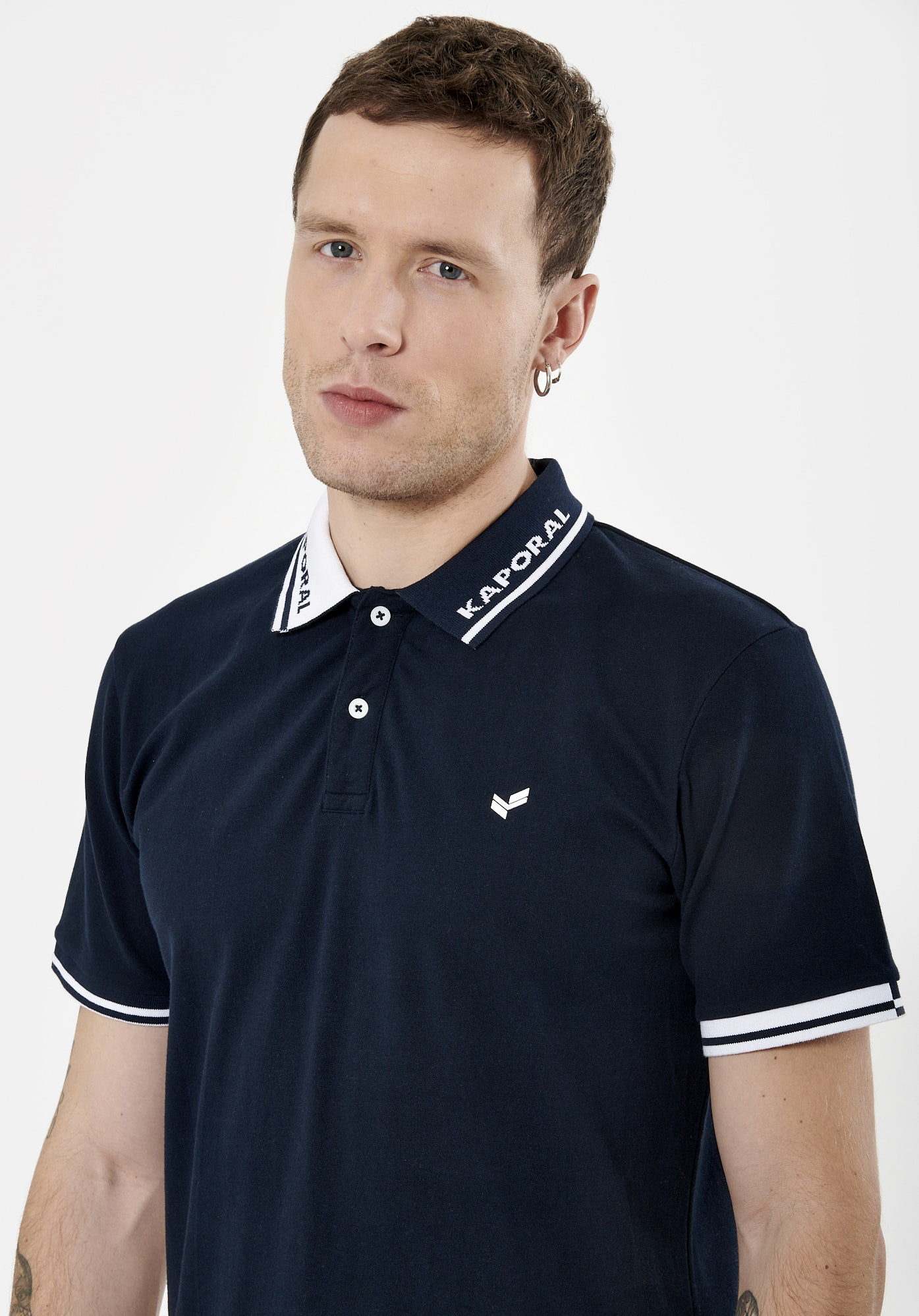 CYKA   Polo bleu Homme