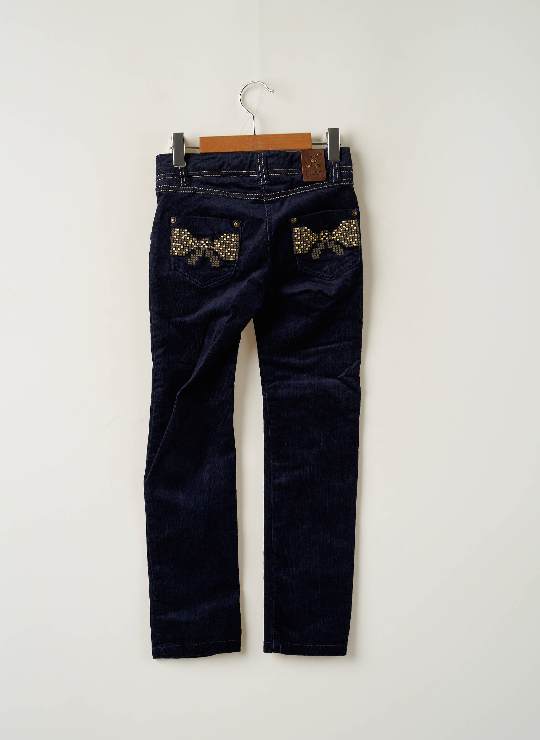 Catimini Pantalons Droits Fille couleur bleu
