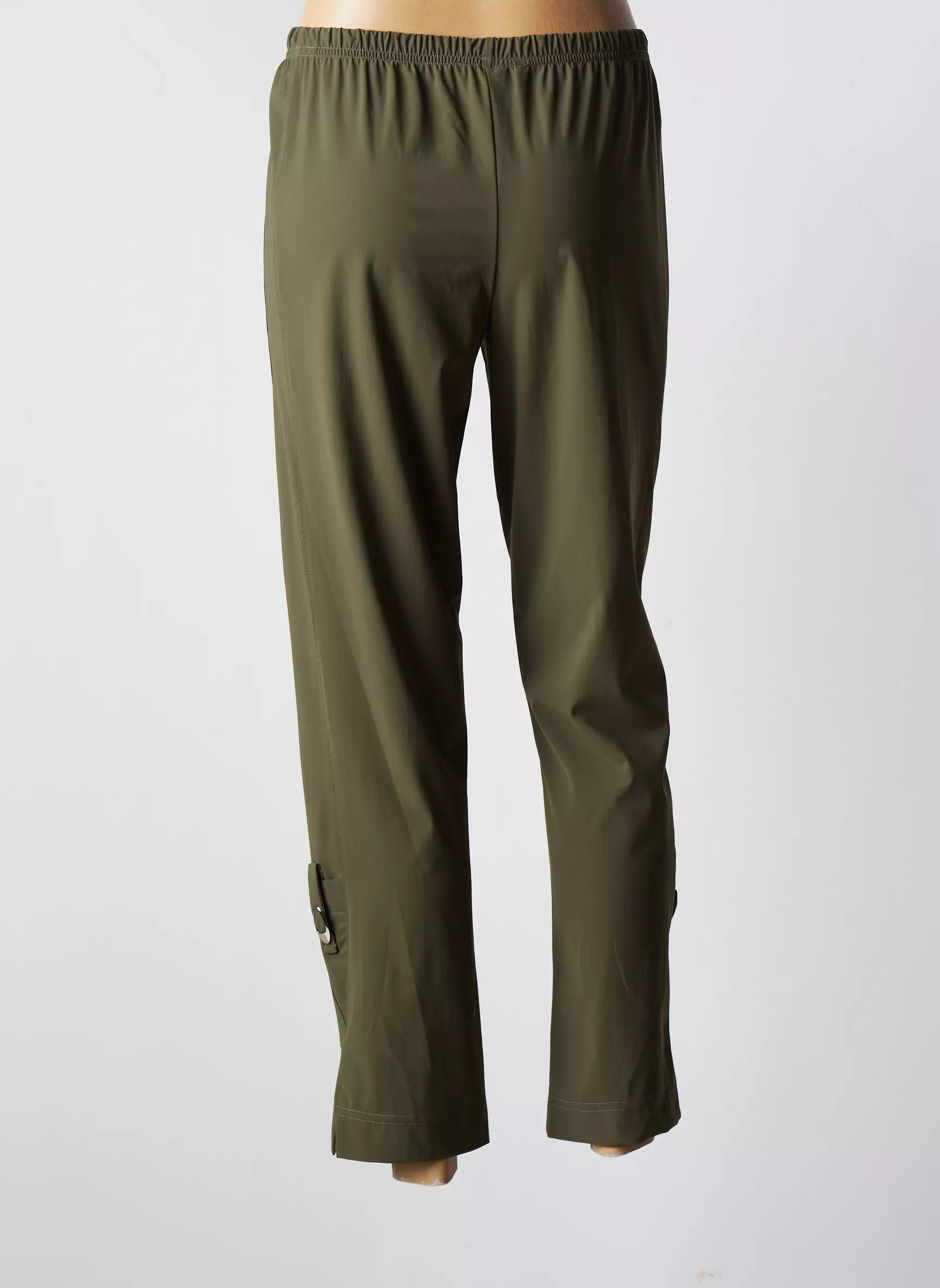 Franck Anna Pantalon7 8 Femme couleur vert