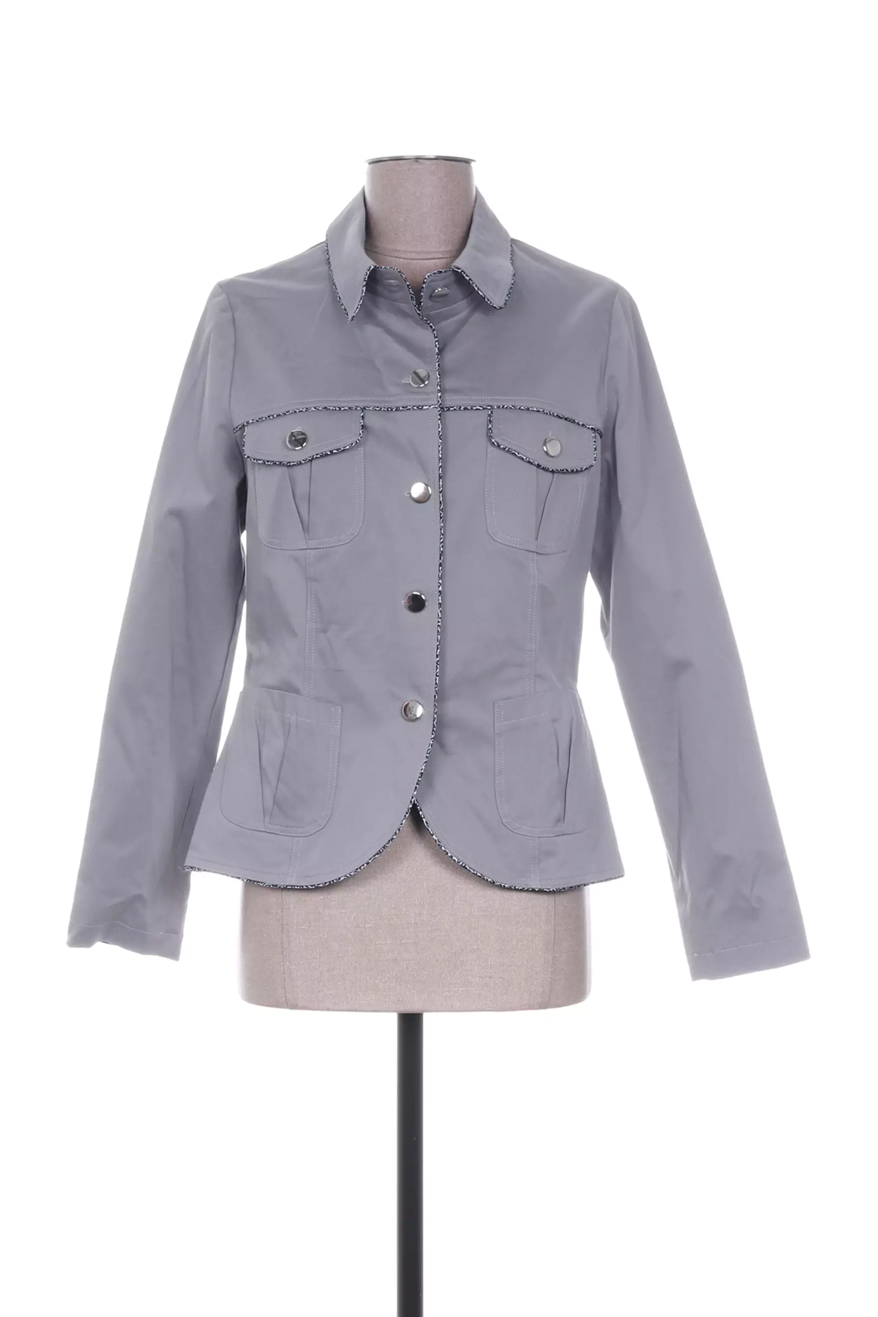 Filipine Lahoya Vestecasual Femme couleur gris