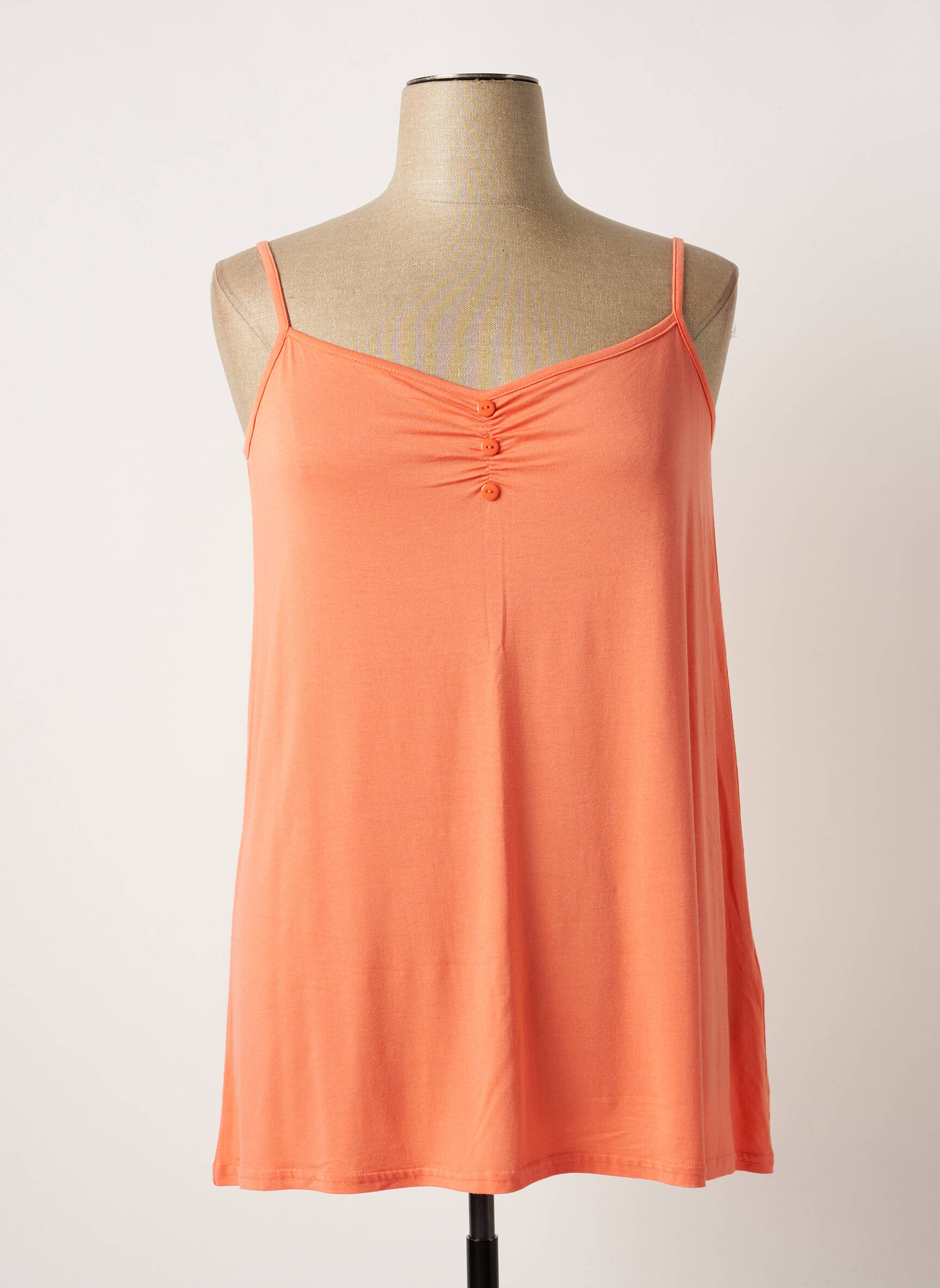 Mellem Tuniquemanchelongue Femme couleur orange