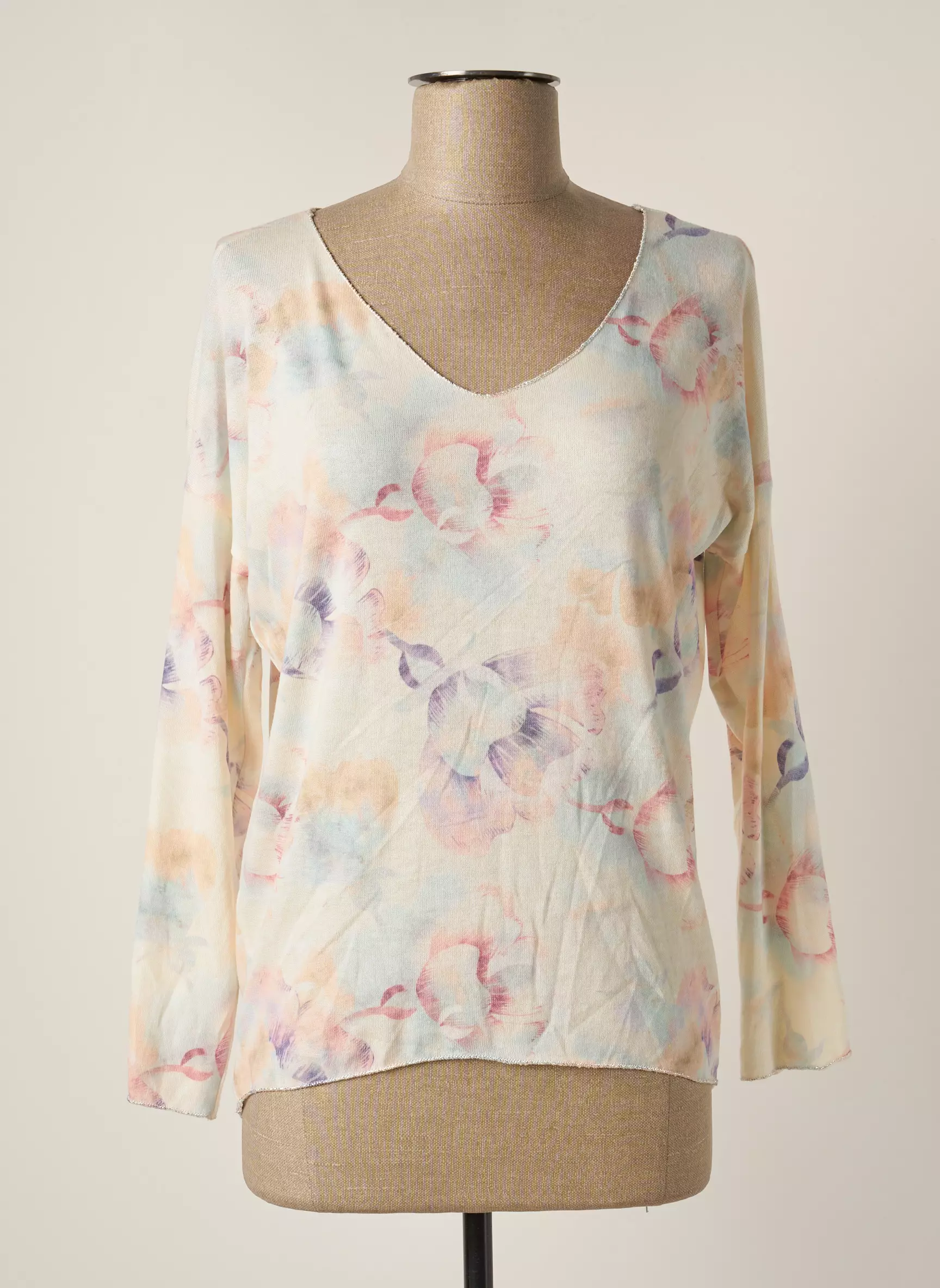 Made In Italy Pulls Femme couleur beige