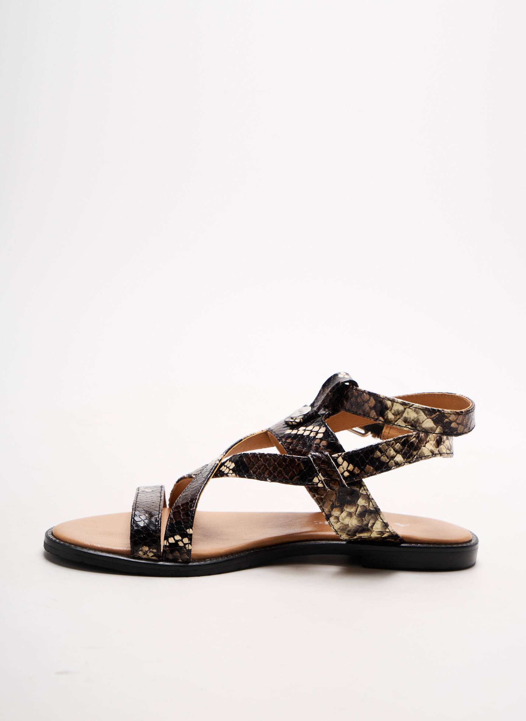 Adige Sandales Nu Pieds Femme couleur marron