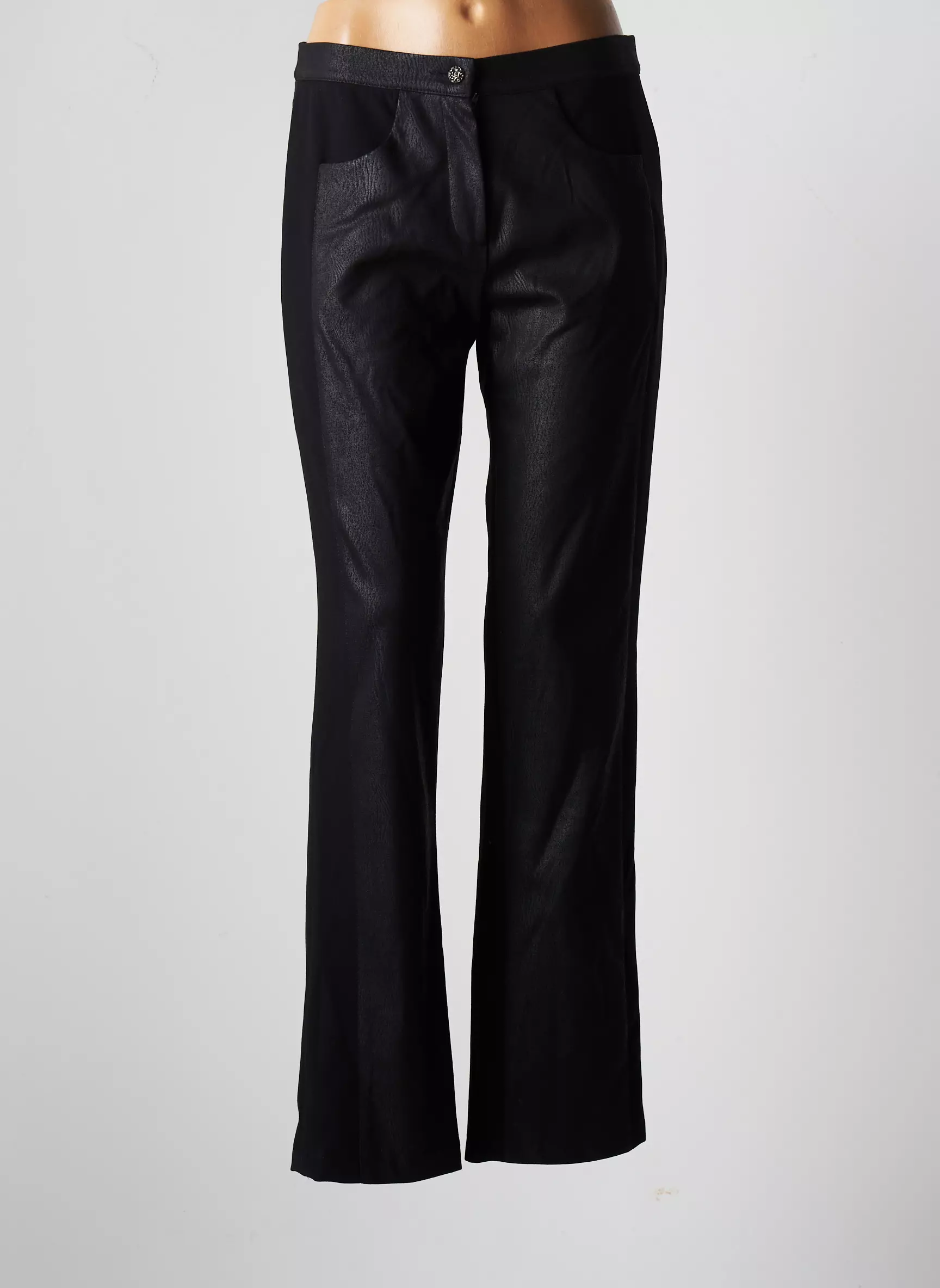 Jumfil Pantalons Droits Femme couleur noir