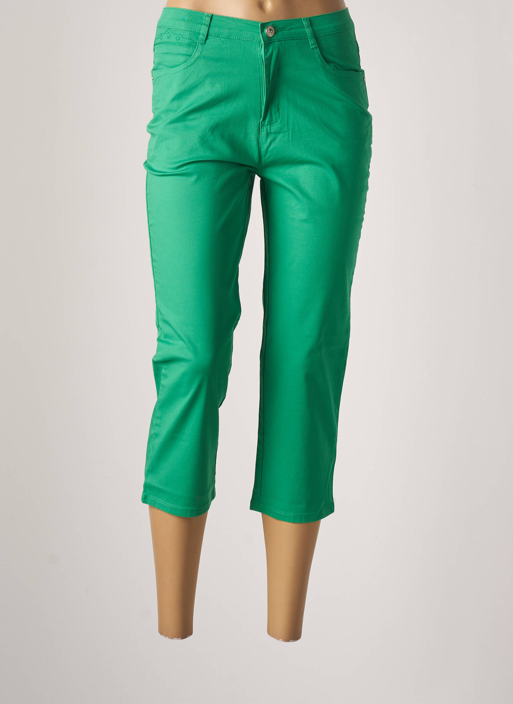 I Quing Bermudas Femme couleur vert