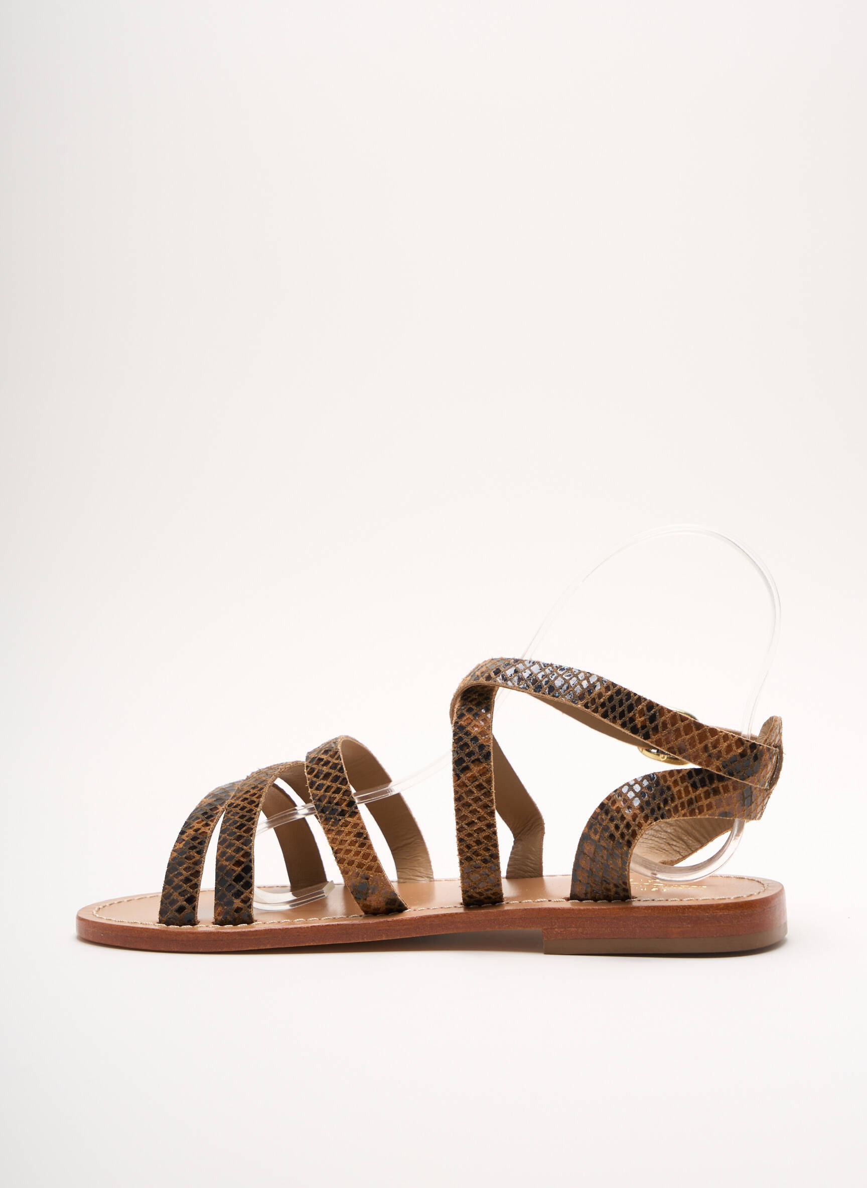 Petite Mendigote Sandales Nu Pieds Femme couleur marron