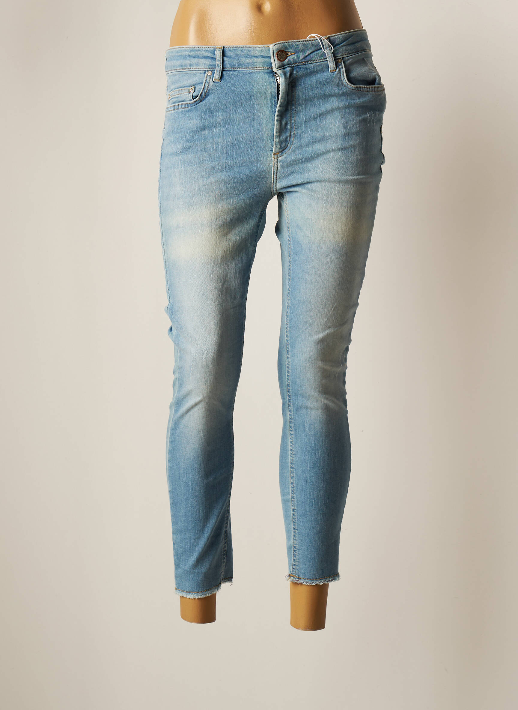 Only Jeans Coupe Slim Femme couleur bleu