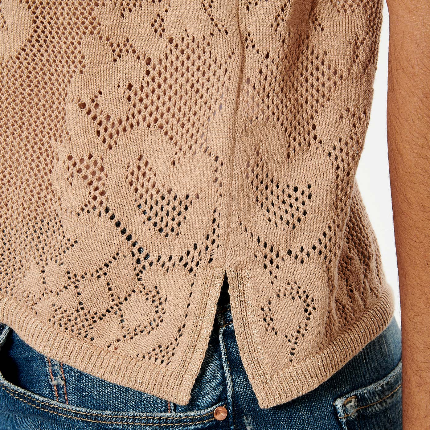 JOLIE  Top beige Femme