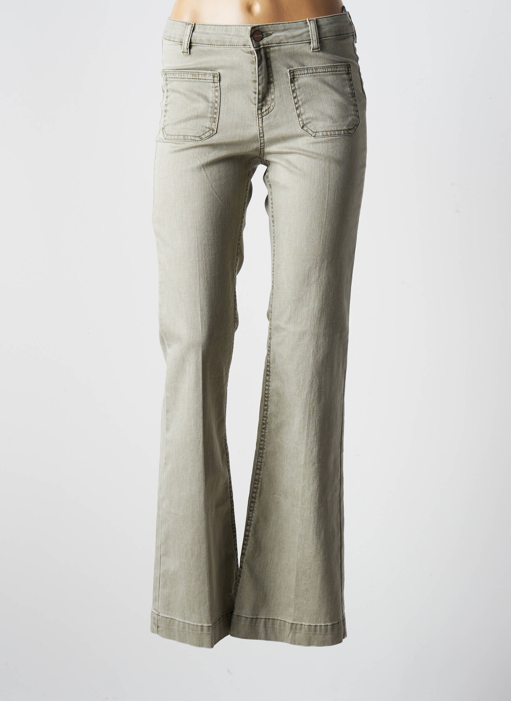 Jane Blue Jean Flare Femme couleur vert