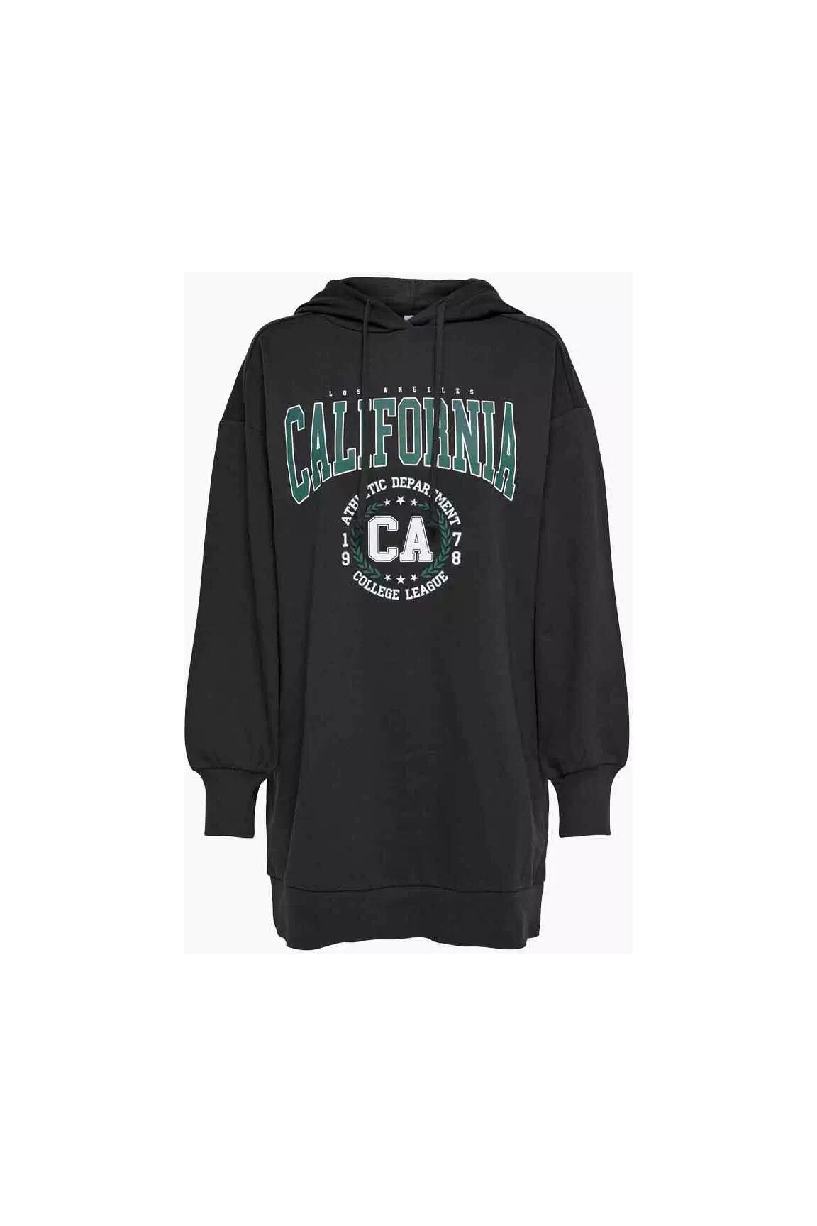 Only Sweat Capuche Femme couleur gris