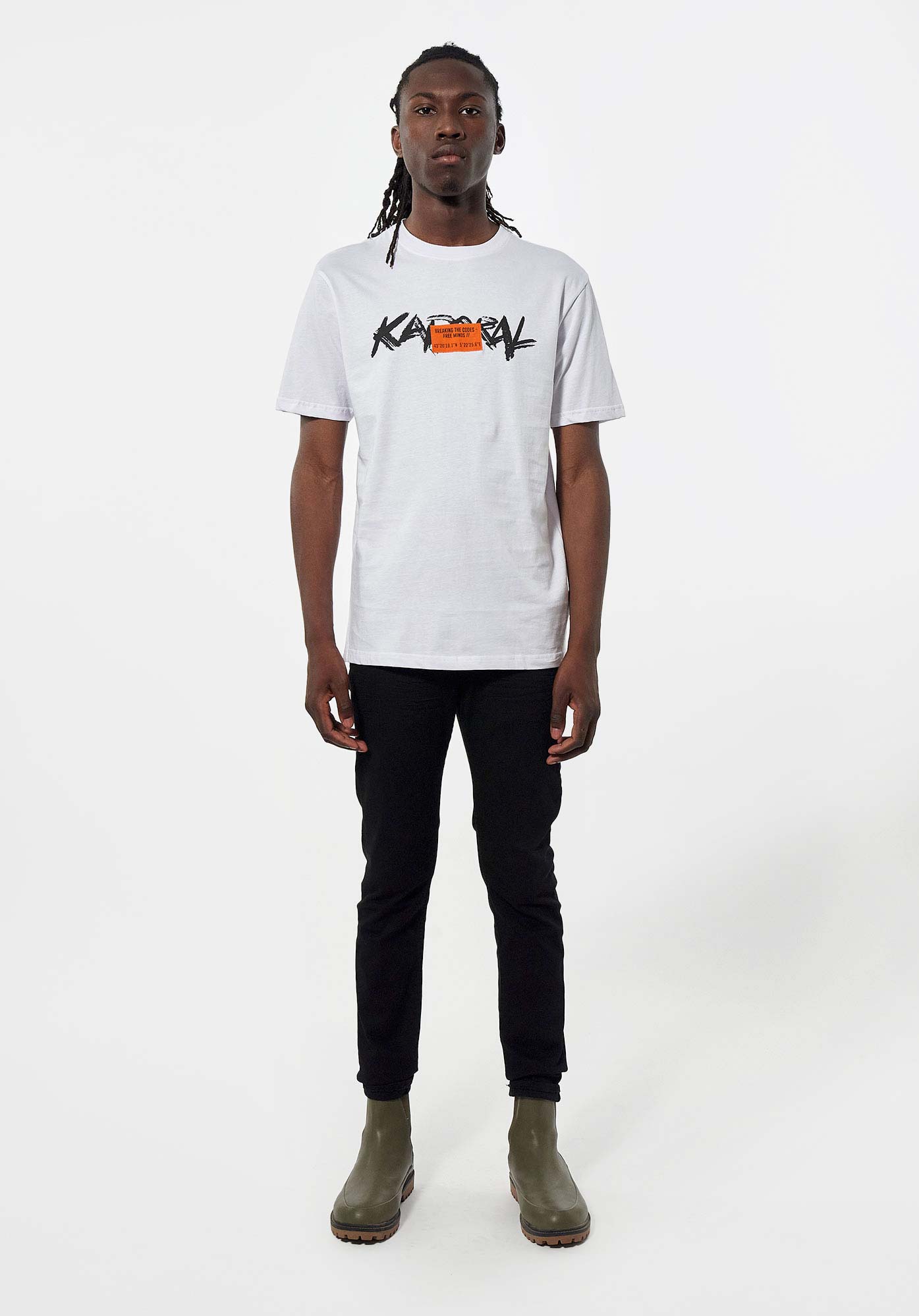 PARY   T-shirt blanc Homme en 100% coton bio