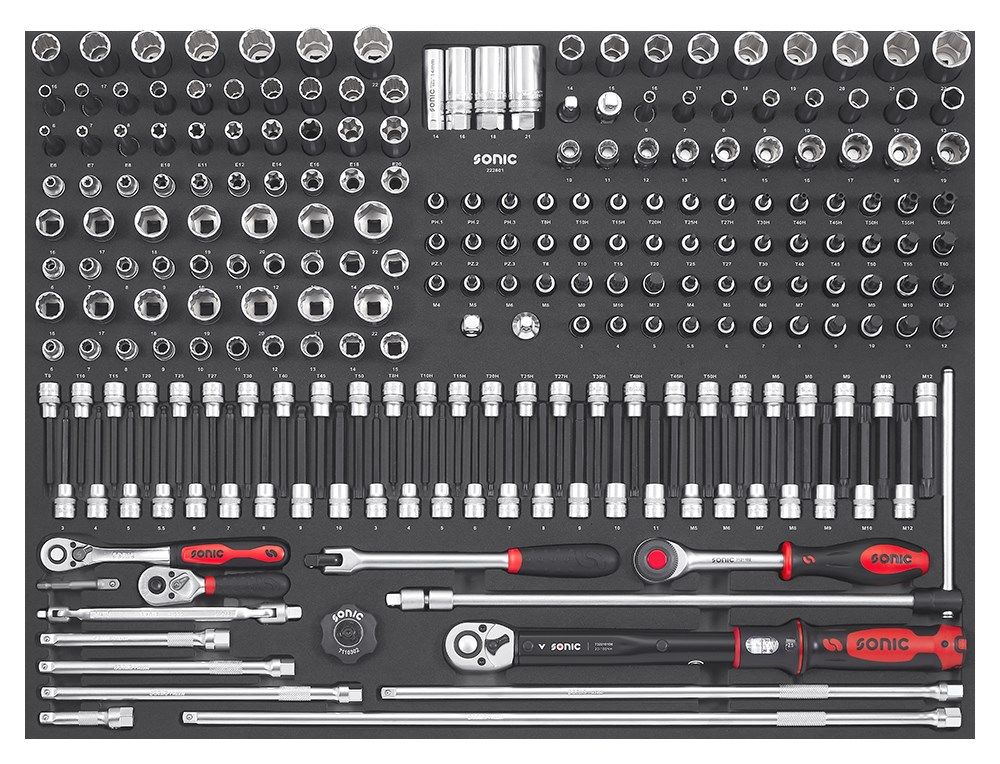 Sonic 788779 Next S12D Verktygsvagn Fylld 887-delars