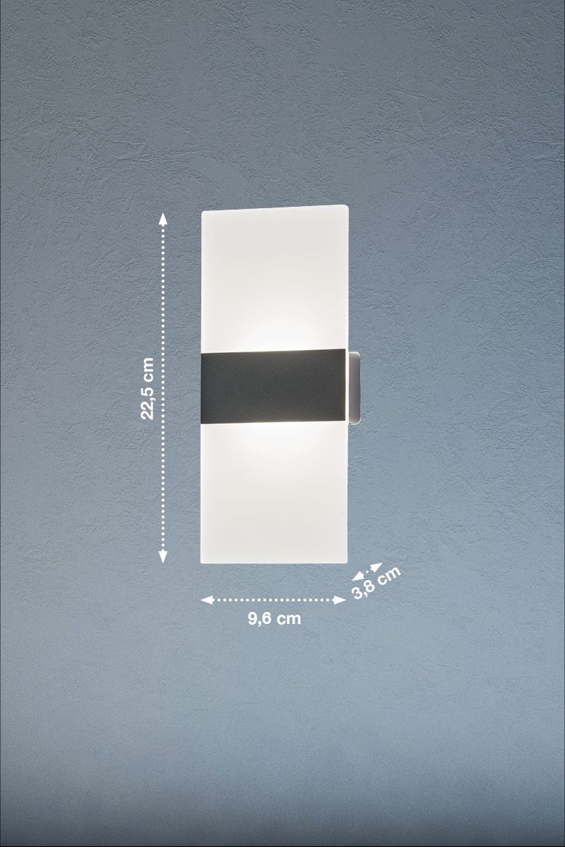 Fischer & Honsel Akku Wandlampe Magnetics 18 x 15 cm