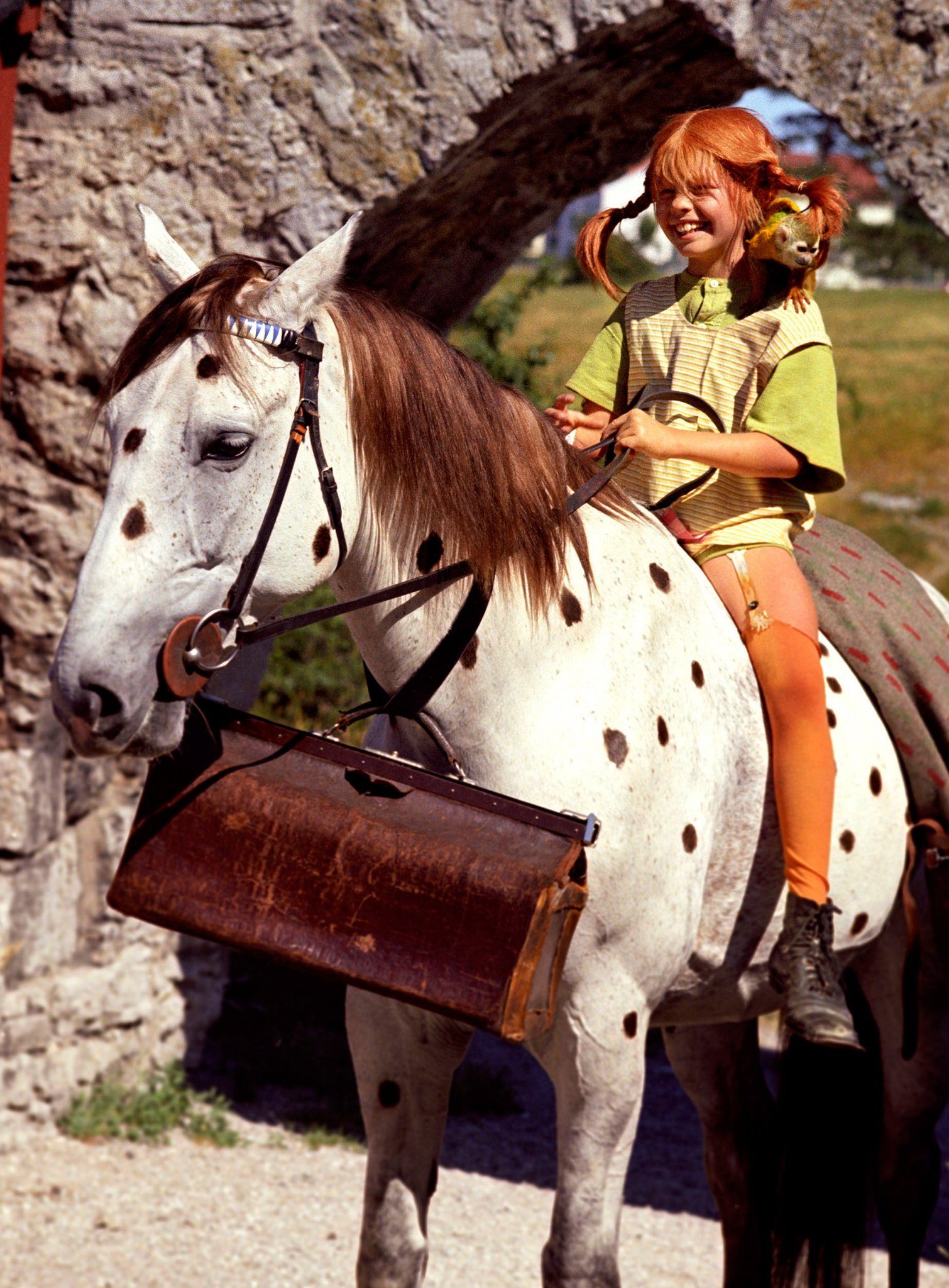 Maskworld Kostüm Pippi Langstrumpf Kinderkostüm, Richtig stark: den Filmen originalgetreu nachempfunden und weltweit al