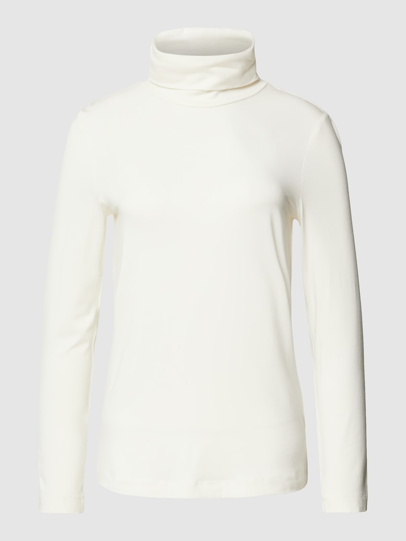 Longsleeve mit Rollkragen in offwhite