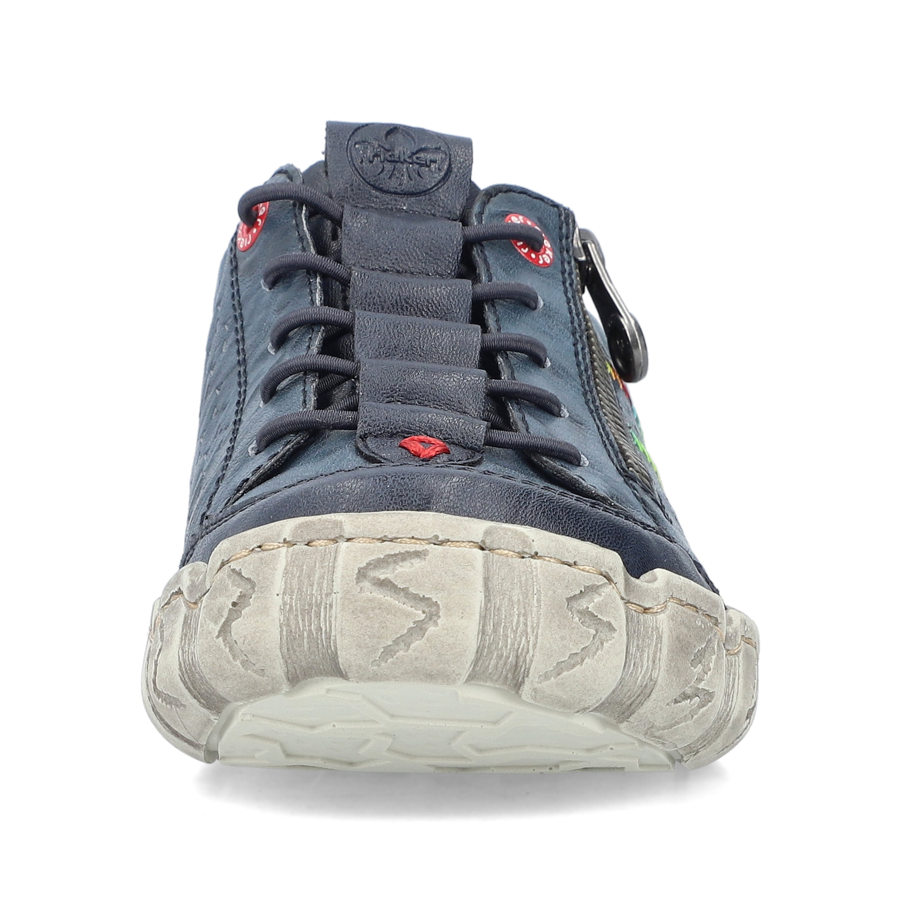 Rieker Damen Schnürschuhe schieferblau