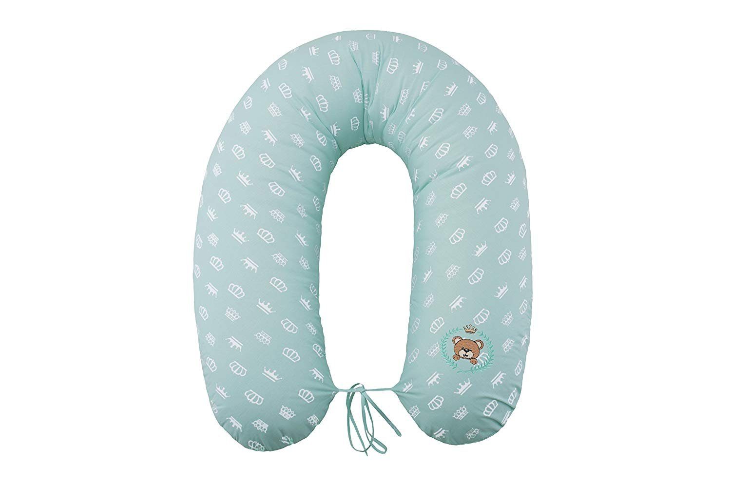 SEI Design Stillkissen Seitenschläferkissen Babynestchen Kuschelnest XXL, Schwangerschaftskissen mit Bezug, Bezug 100% Baumwolle