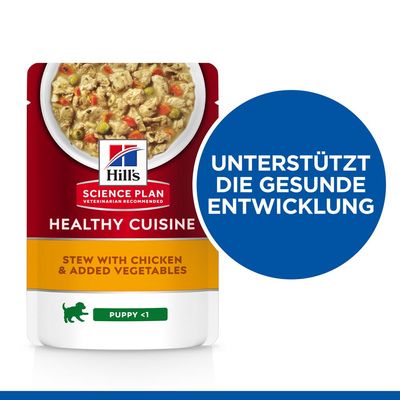 Hill’s Science Plan Puppy Medium & Large Healthy Cuisine mit Huhn