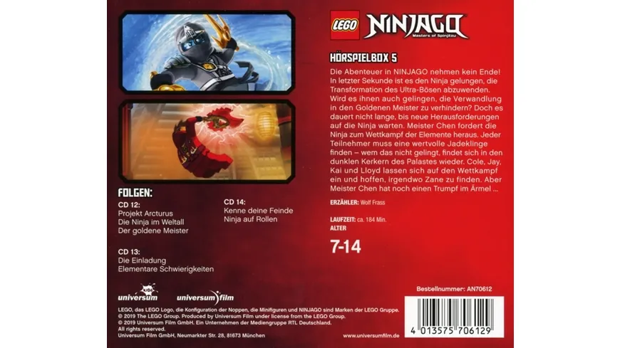 LEGO Ninjago Hörspielbox 5