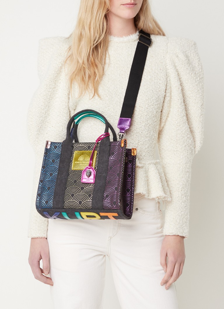 Kurt Geiger Southbank Mini rokassoma ar metālisku apdari