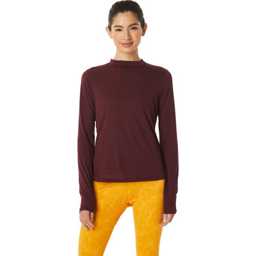 DAMEN T-SHIRT RUNKOYO MOCK NECK LS TOP