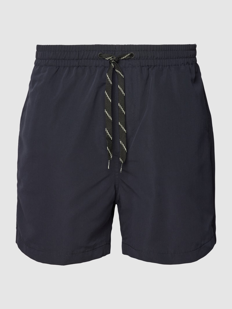 Badehose mit elastischem Bund Modell 'TED' in dunkelblau