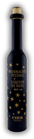 Etter Weihnachtspflümli Liqueur de Noel Etter Weihnachtspflümli Liqueur de Noel Pflaumenlikör mit weihnachtlichen Gewürzen, ein wunderbares Geschmackserlebnis. 0,2	 Liter - Vol 18%