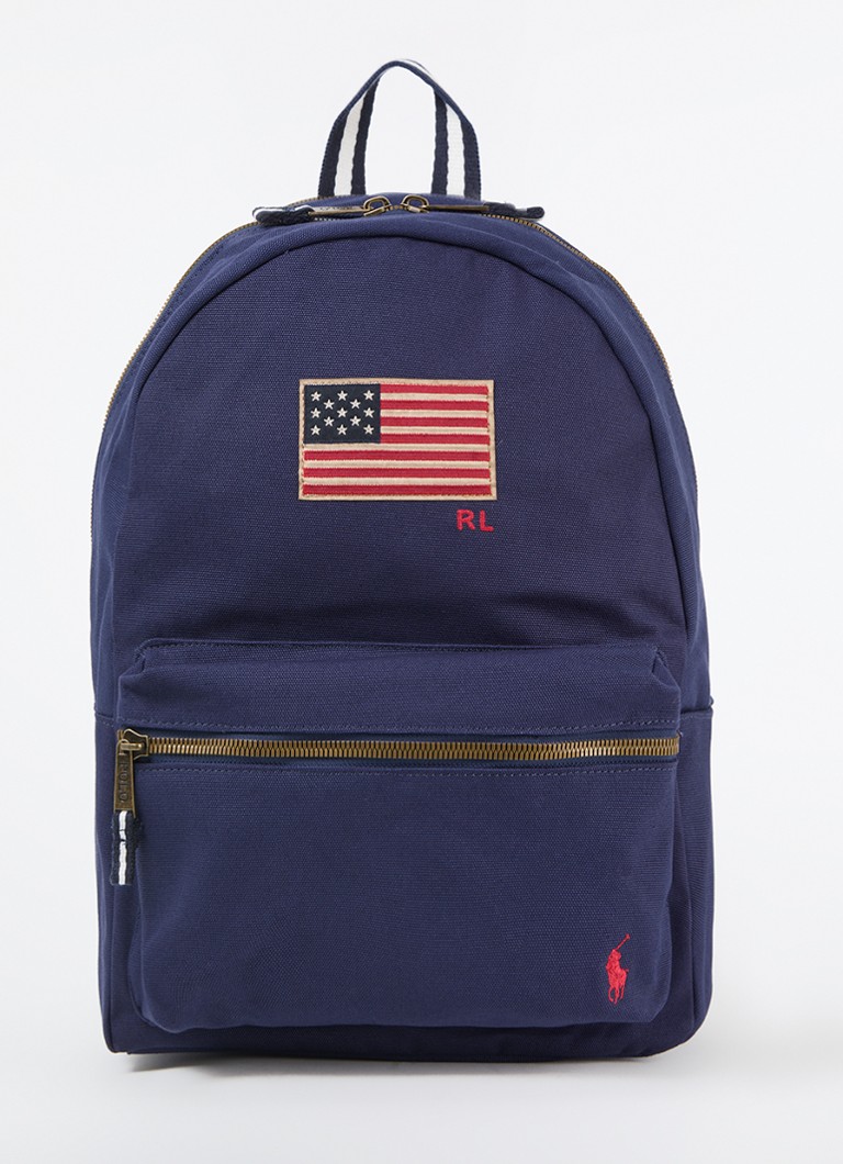 Rucsac Ralph Lauren cu logo brodat american