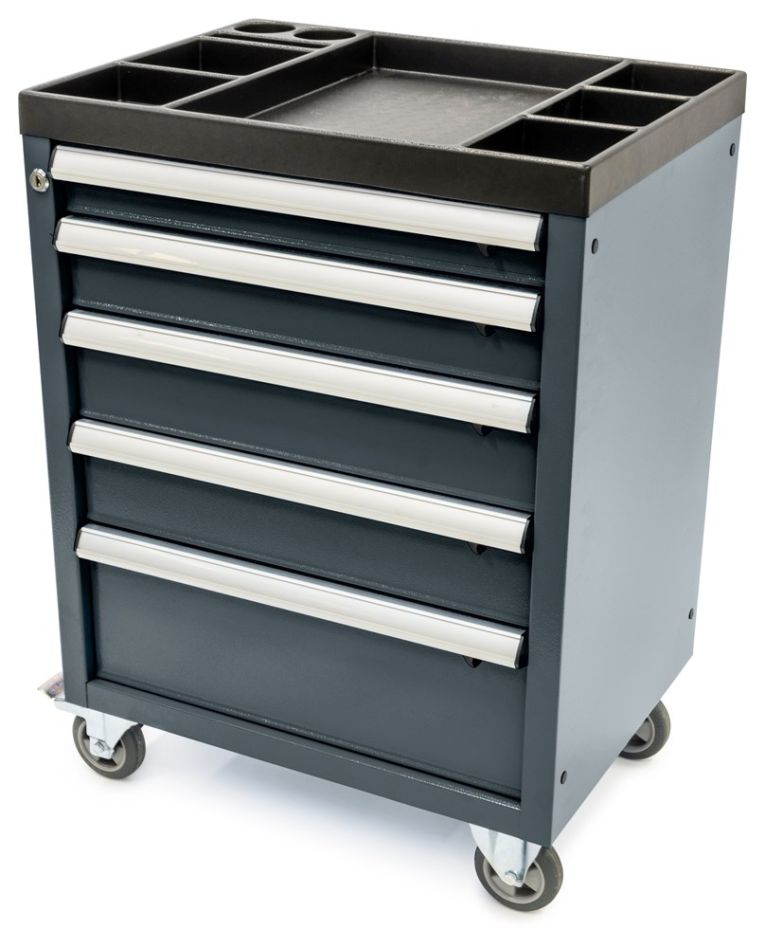 Huvema K8075G Szerszámos kocsi 5 fiókkal