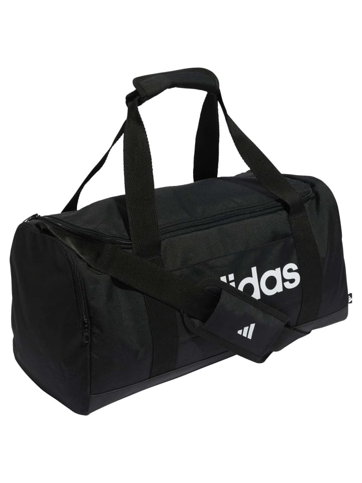adidas Linear - Sporttasche S 45 cm (purplerub/black) in schwarz weiß günstig kaufen onesize