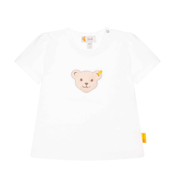 T-Shirt kurzarm, weiß für Mädchen