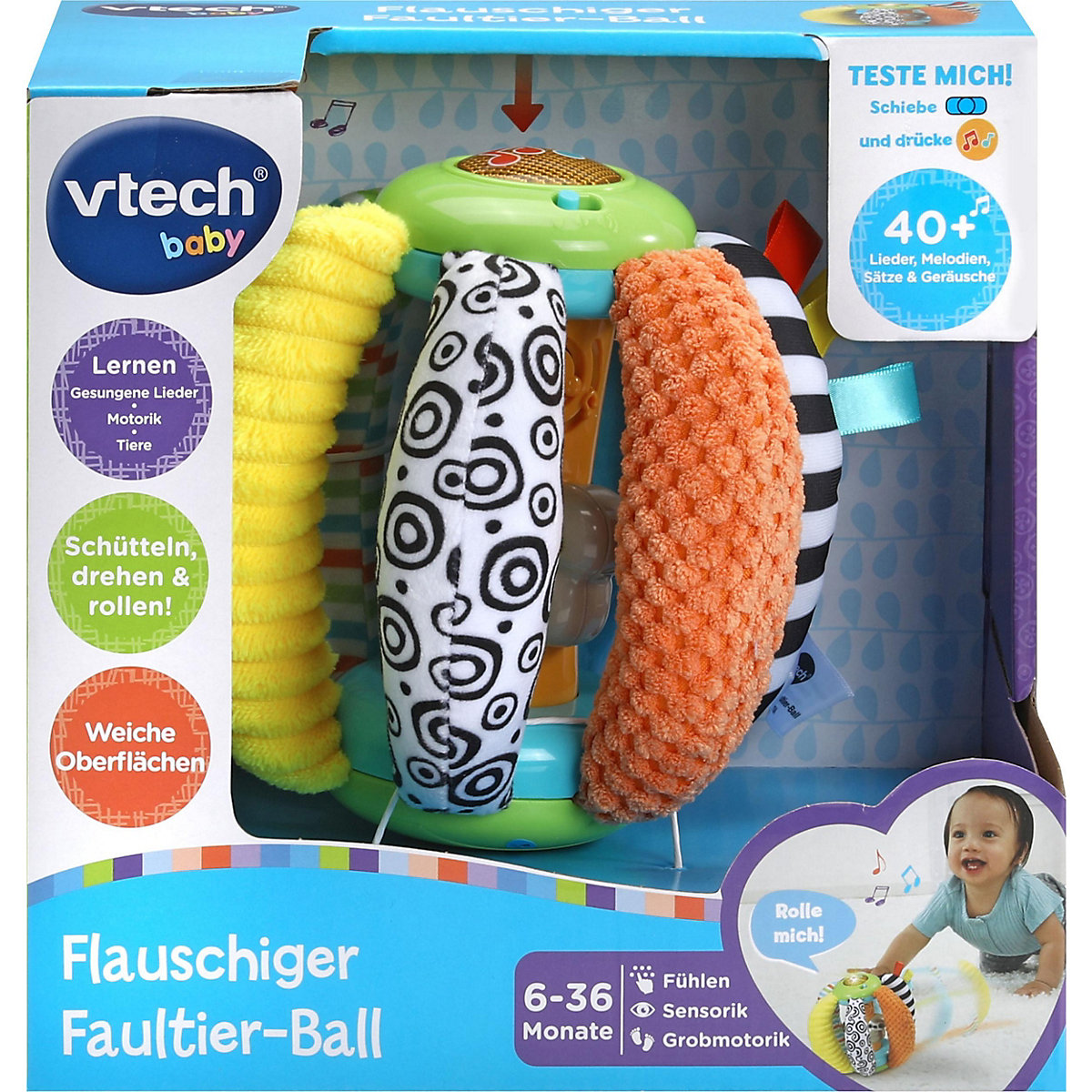 Flauschiger Faultier-Ball