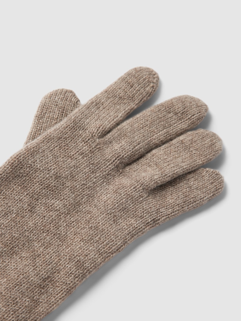 Handschuhe aus Kaschmir in beige