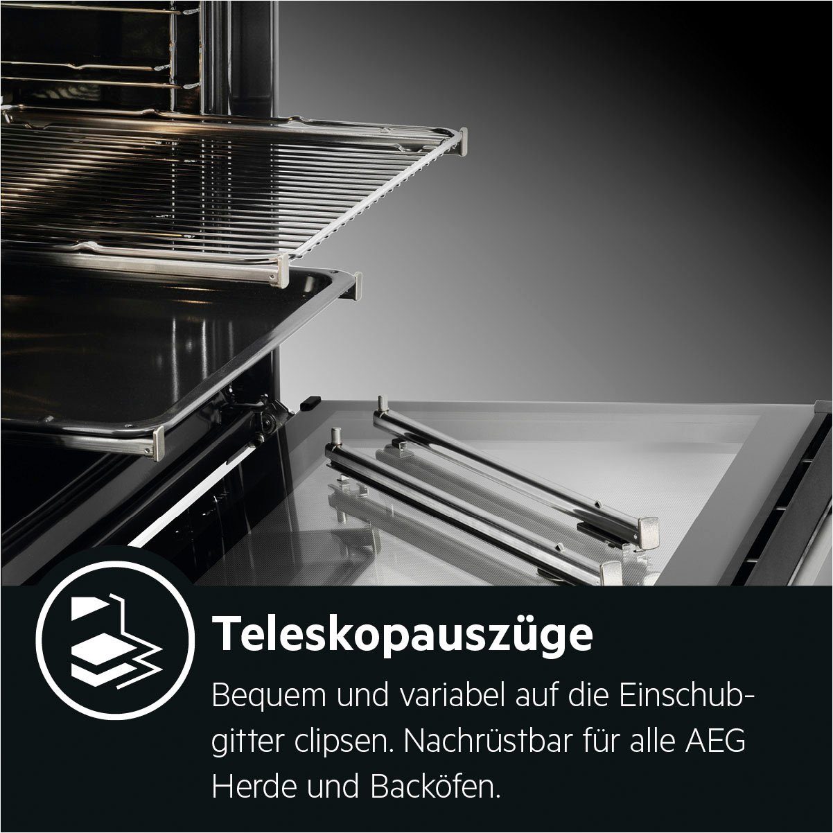 AEG Elektro-Herd-Set TEAMHHP2, Pyrolyse-Selbstreinigung