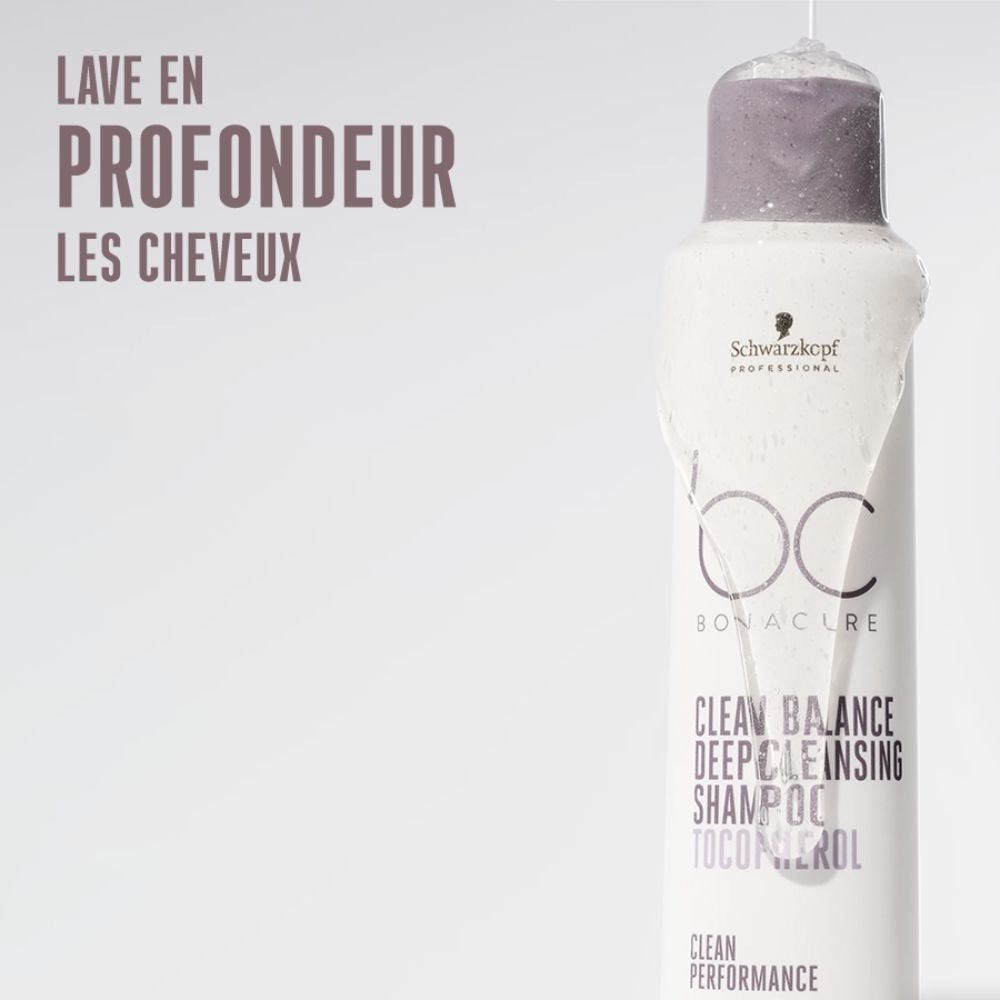 schwarzkopf professional BC Clean Balance Shampooing Purifiant 250ml Shampooing