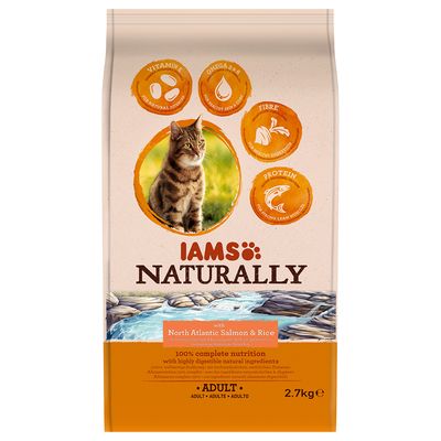 IAMS Naturally Cat Adult Lachs