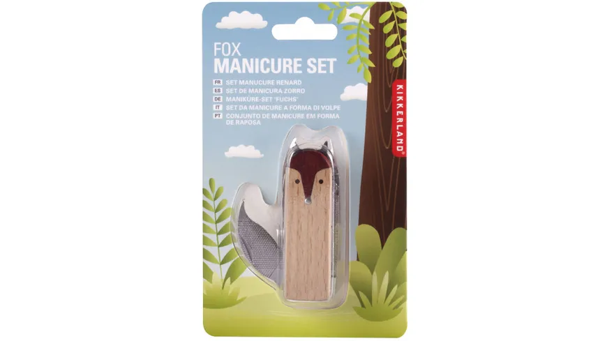 Kikkerland Maniküre Set Fuchs