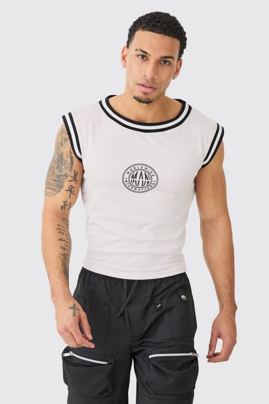Kurzes Basketball-Tanktop