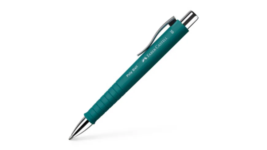 FABER-CASTELL Kugelschreiber Poly Ball XB emerald grün
