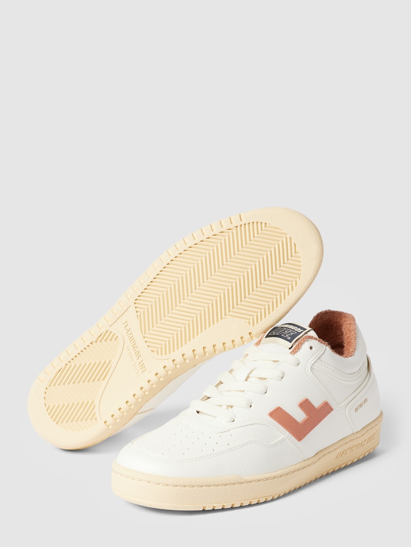 Sneaker mit Label-Details Modell 'Retro 90s' in orange