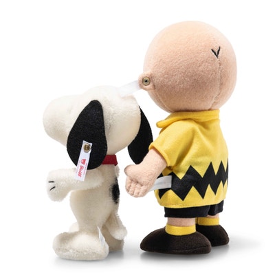 Charlie Brown mit Snoopy 75. Jubiläum, 21 cm, mehrfarbig
