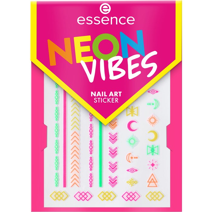 Neon Vibes Nail Art Sticker