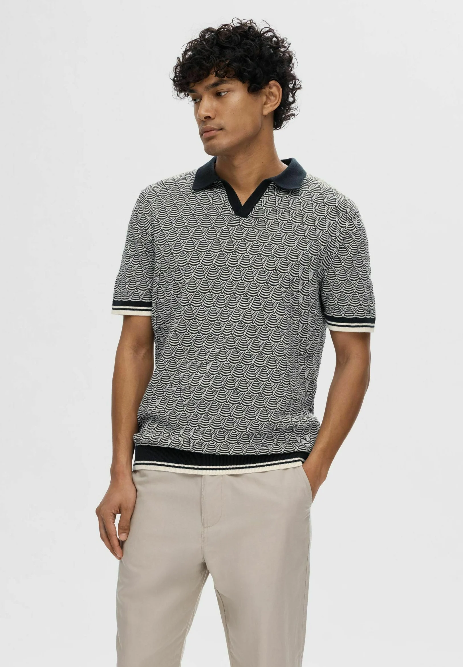 Polo SLHWIFI OPEN para hombre seleccionado