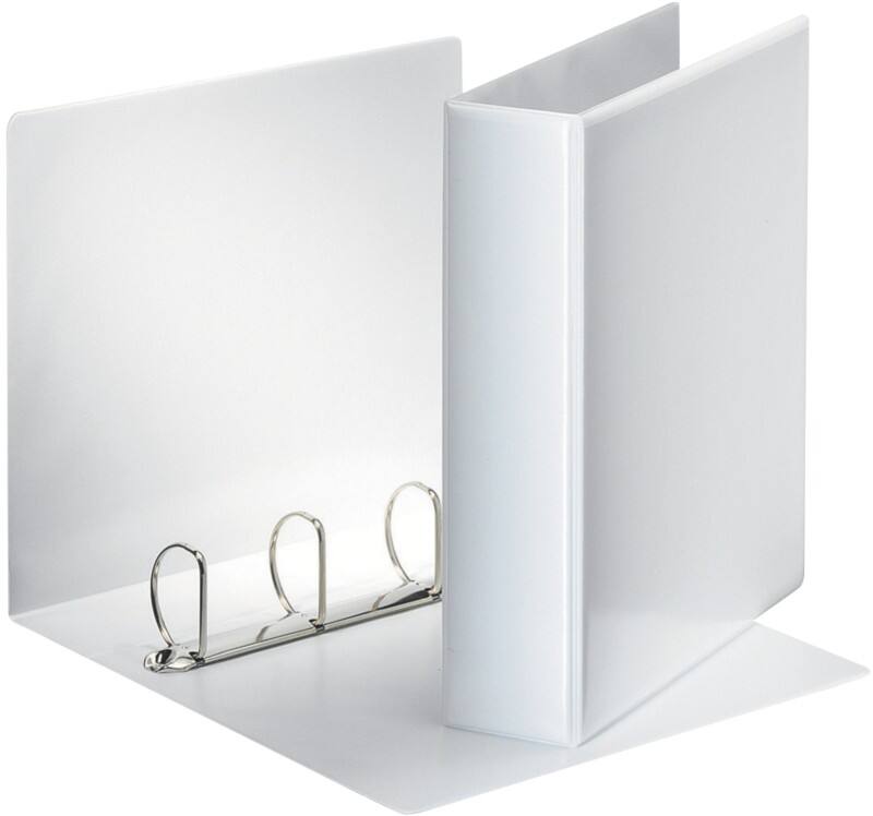 Esselte Ringbuch 77 mm Polypropylen 4 Ringe DIN A4  Weiß