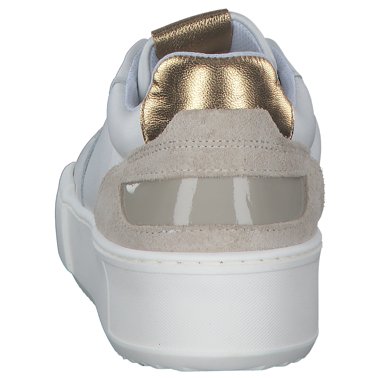 Palado S2-2319, Schnürschuhe, Damen, Weiß/Gold