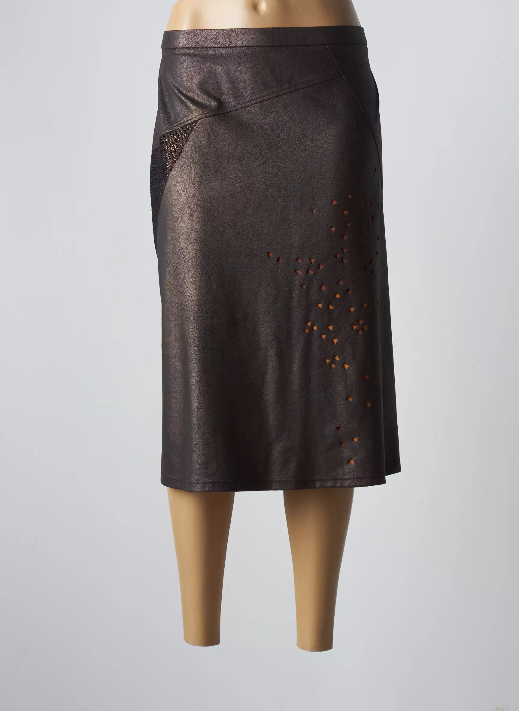 Jean Gabriel Jupes Mi Longues Femme couleur marron