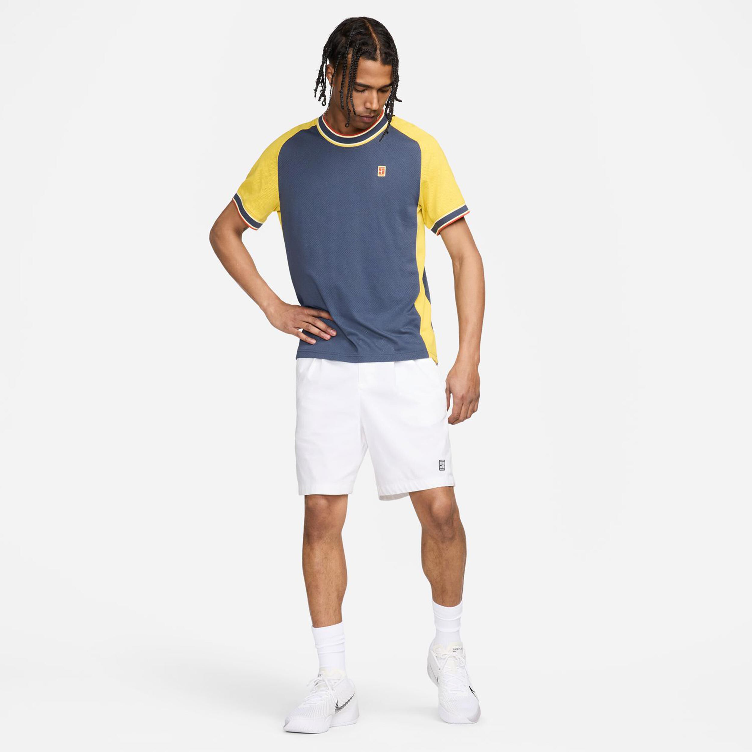 Court Heritage T-Shirt Herren - Dunkelblau, Mehrfarbig