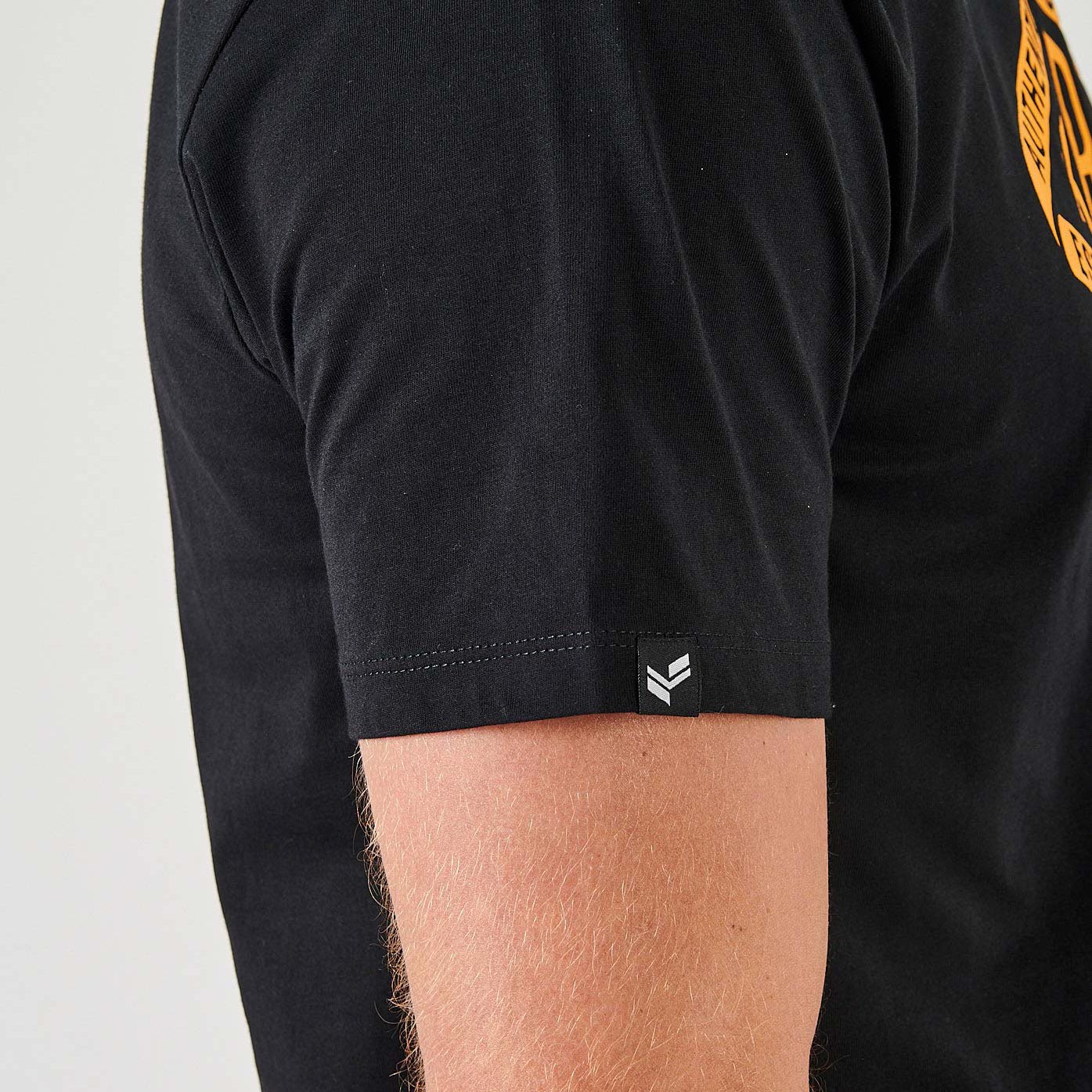 RAZ    T-shirt noir homme 100% coton