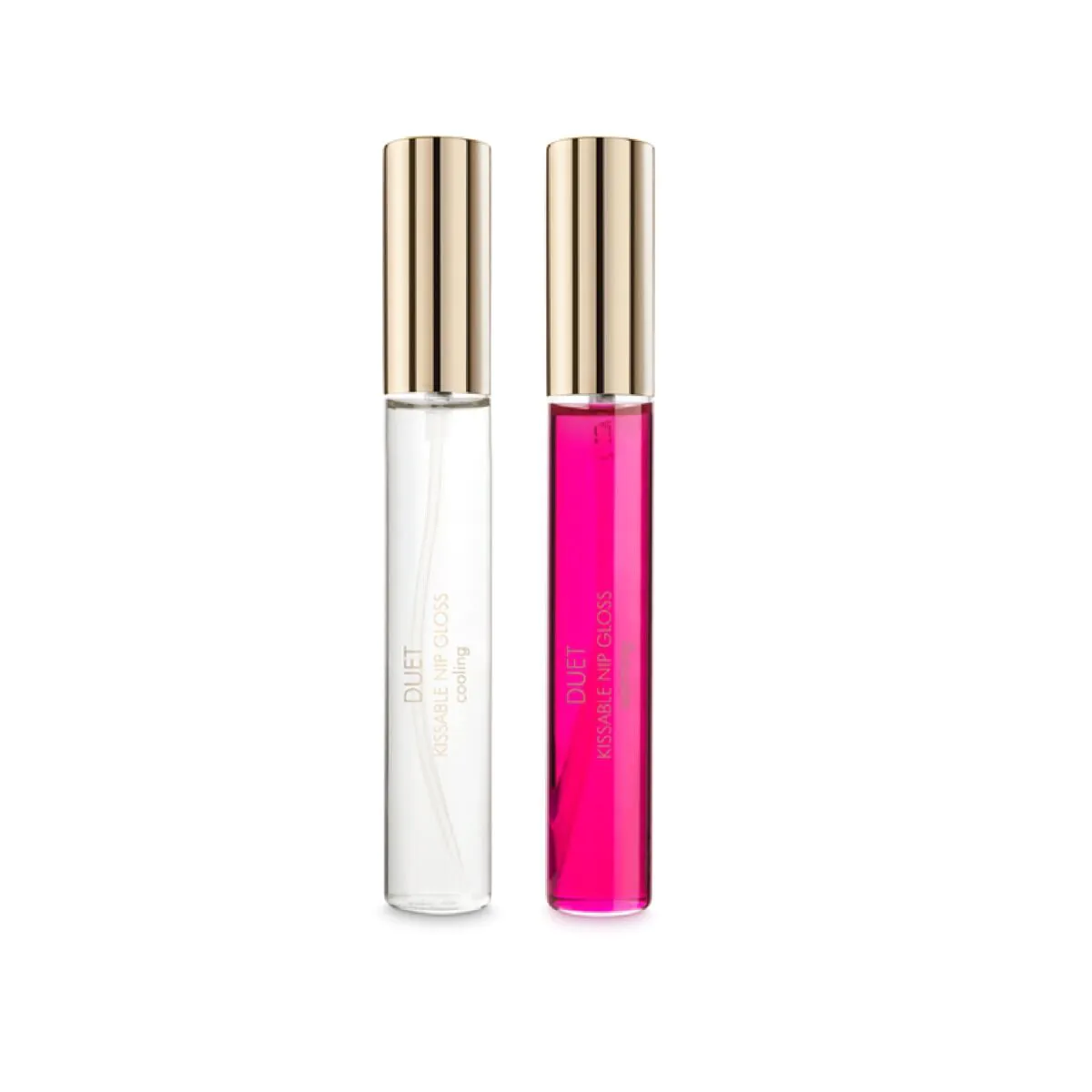 Bijoux Indiscrets Duet Kissable Nip Gloss vėsinantis ir šildantis lūpų blizgis