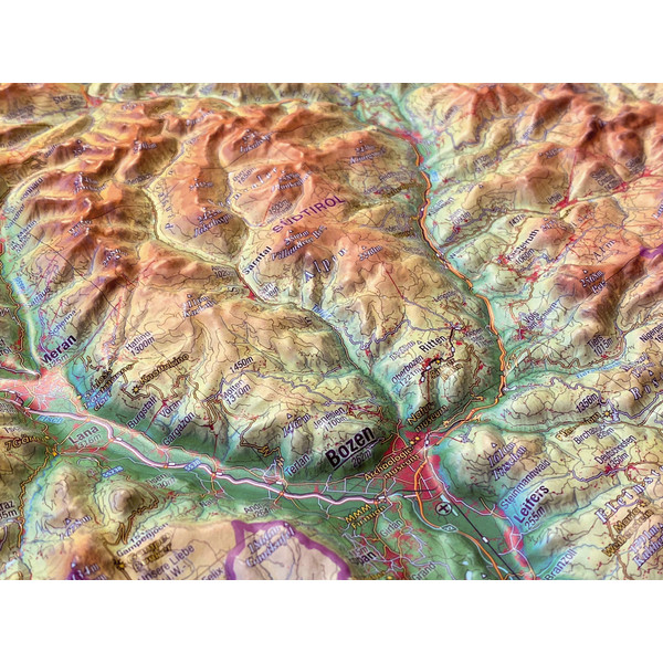 RELIEF TIROL 1:325.000 - Karte